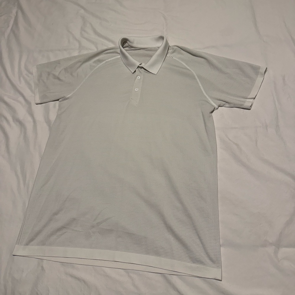 Lululemon Men’s White Polo Shirt 🤍 SIZE LARGE